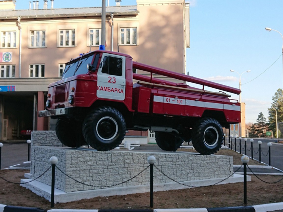 Пожарный автомобиль - п. Камбарка, ул. Сосновый Бор 2 на портале ВДПО.РФ